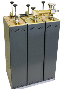FM radio star point tri-combiner, 87.5-108MHz, 7/8″ EIA and 1-5/8″ EIA, 2.5MHz spacing, 3 x 2.5kW